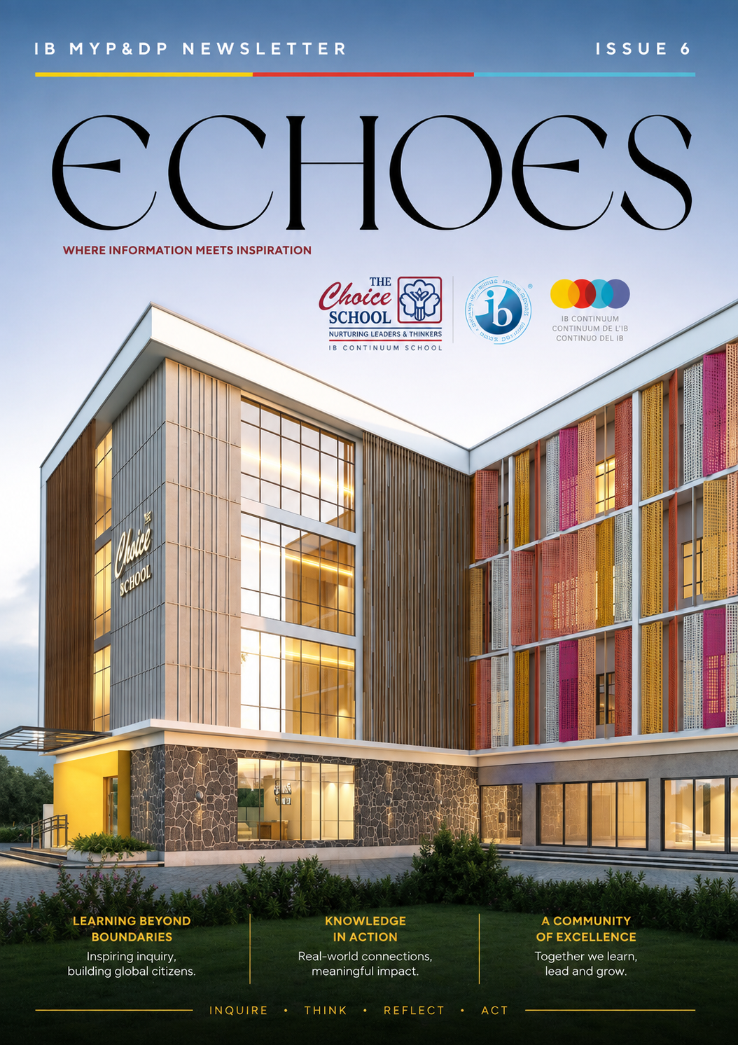 IB MYP and DP Newsletter - Echoes Issue 03